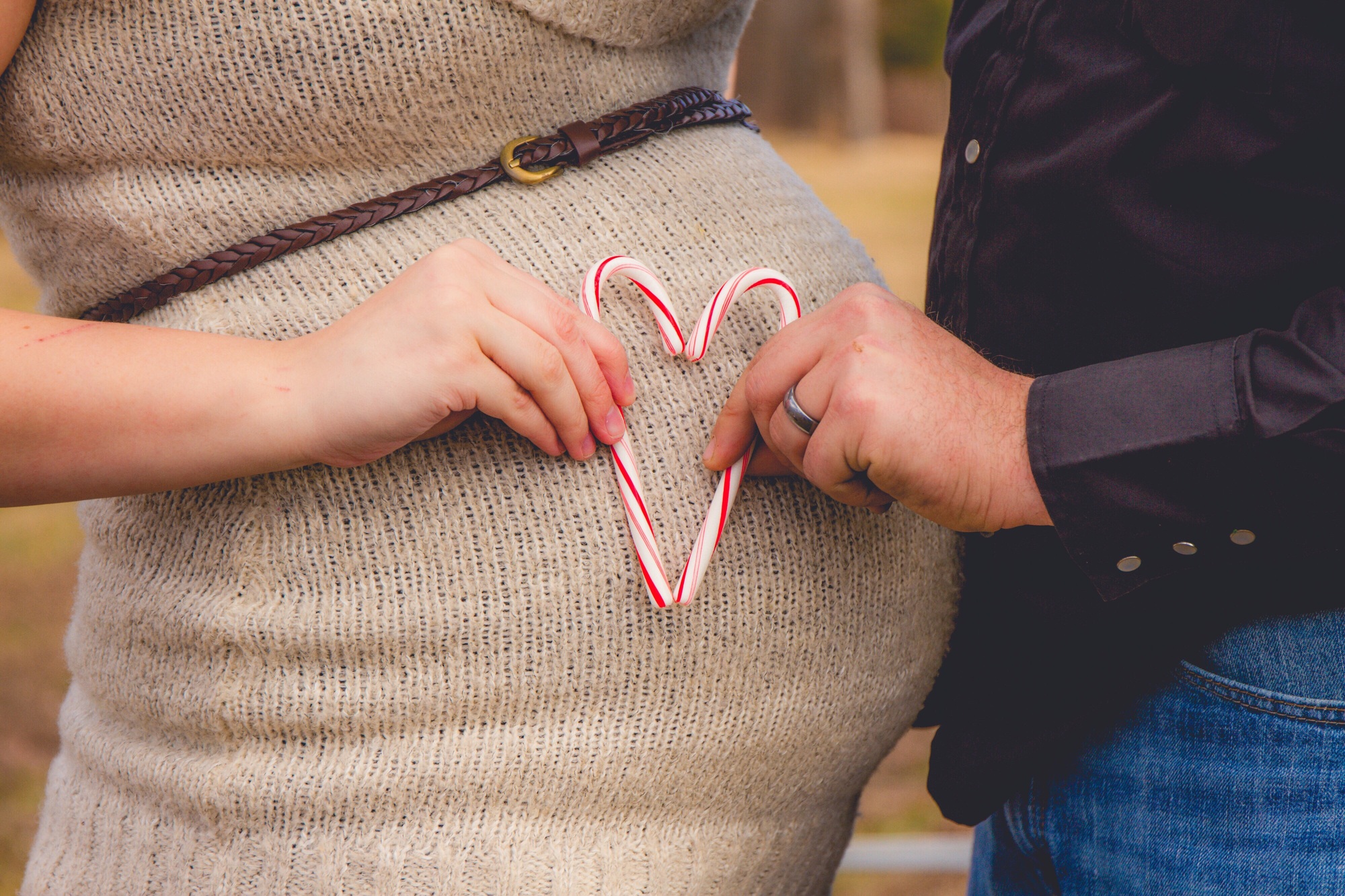 Candy cane maternity